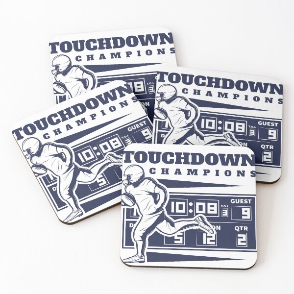 Item preview, Vintage American Football Touchdown Champions Scoreboard designed and sold by topprinting.
