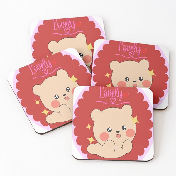 Item preview, Lovely Bear – Cute Kawaii Love Design   designed and sold by ArtfulLife3456.
