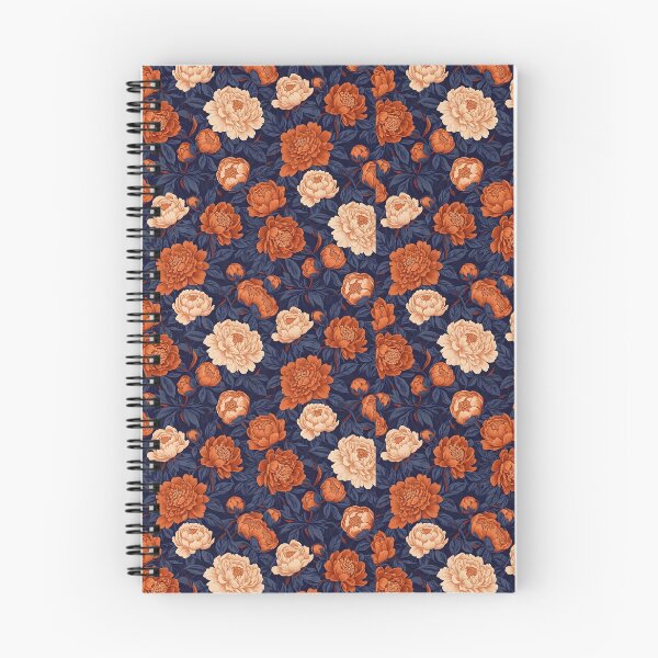 Item preview, Autumnal Cream Peony and Large Leaf Pattern designed and sold by VelloomStore.
