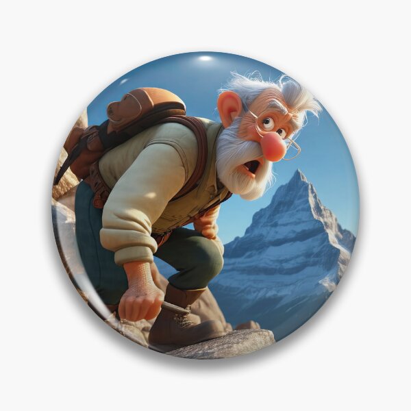 Item preview, Old Man climbing designed and sold by Colin Bentham.