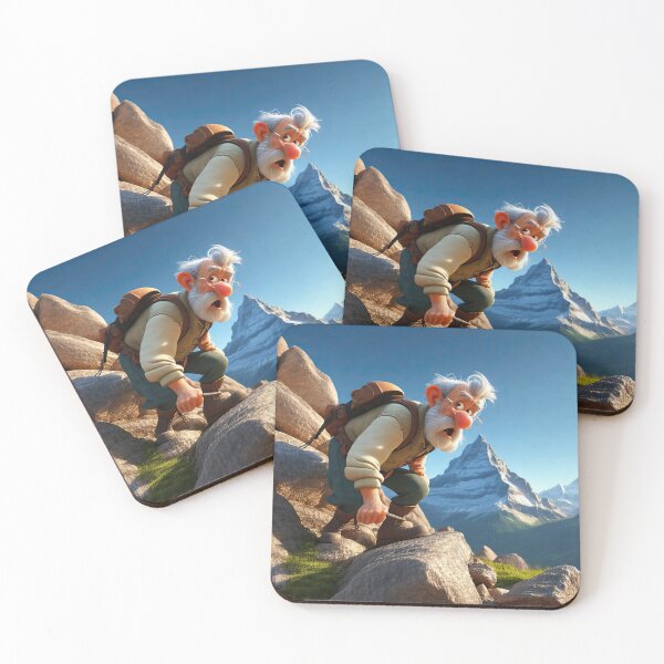 Item preview, Old Man climbing designed and sold by Colin Bentham.