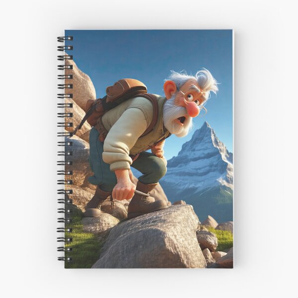 Item preview, Old Man climbing designed and sold by Colin Bentham.