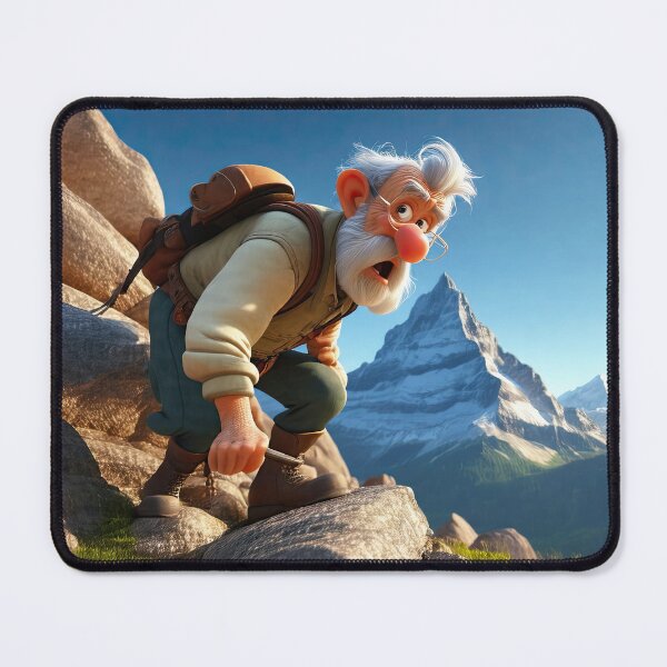 Item preview, Old Man climbing designed and sold by Colin Bentham.