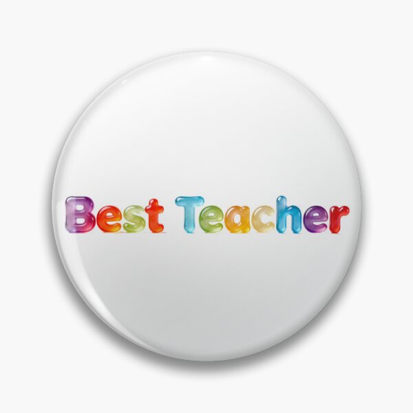 Item preview, Best teacher bubble writing designed and sold by kirstypenn.