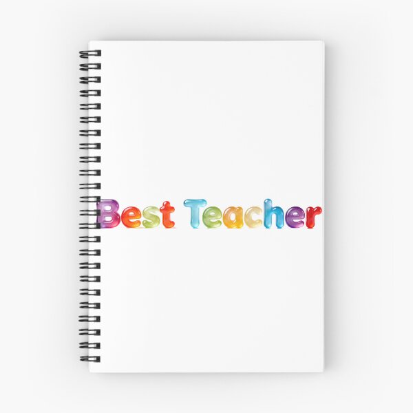 Item preview, Best teacher bubble writing designed and sold by kirstypenn.