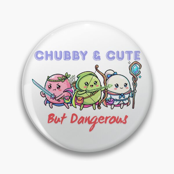 Item preview, Chubby & Cute But Dangerous Sweet RPG Mochi Warriors designed and sold by Shirt-Otakus.