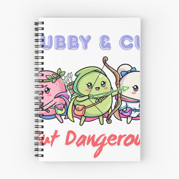 Item preview, Chubby & Cute But Dangerous Sweet RPG Mochi Warriors designed and sold by Shirt-Otakus.