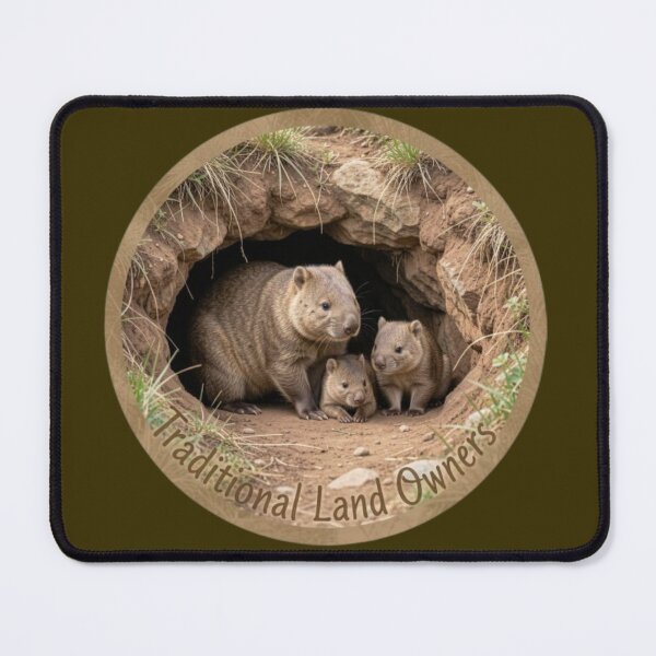 Item preview, Wombats - Traditional Land Owners designed and sold by Kirrindy Designs.