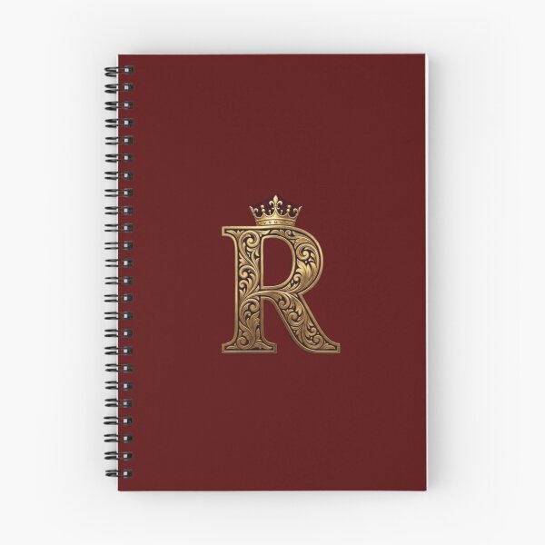 Item preview, Royal Gold Letter R Monogram designed and sold by Meiguilin.