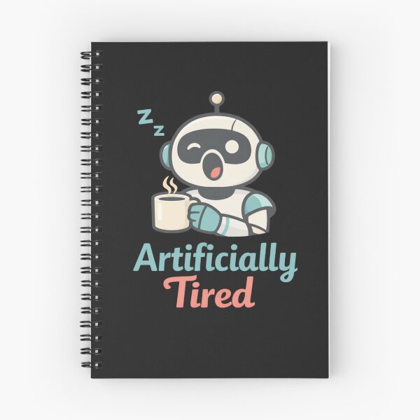 Item preview, Artificially Tired – Minimal Robot Coffee Art designed and sold by Rafael Bee.