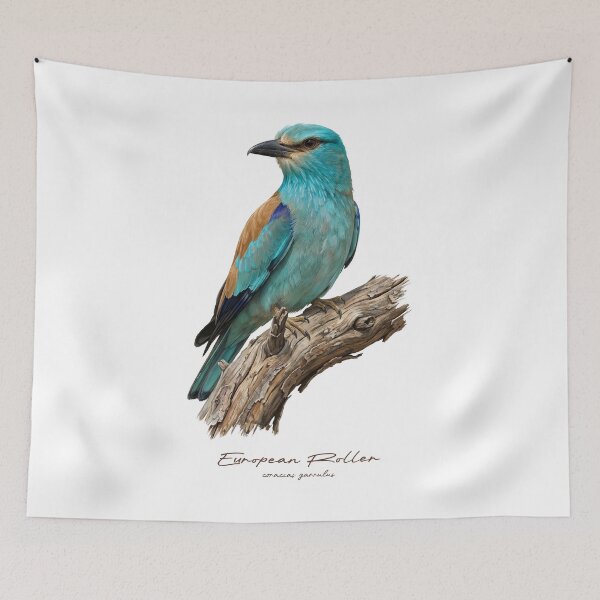 Item preview, European Roller on Branch designed and sold by Takeda-art.