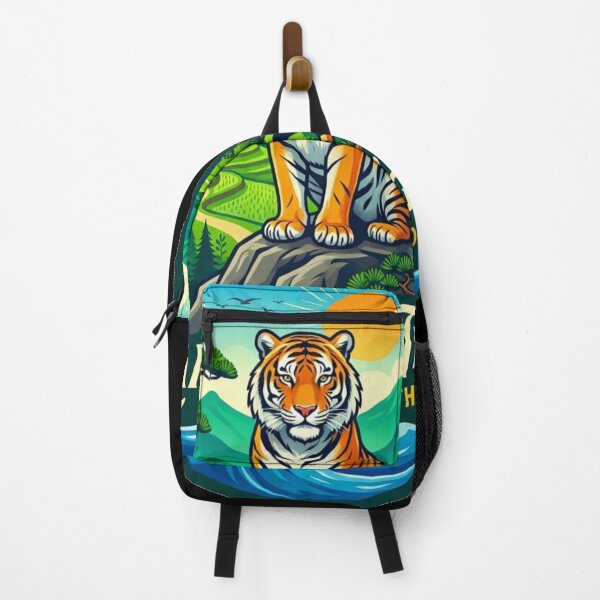 Item preview, Land of the Tiger South Korea Travel Poster | Korean Tiger Nature Art designed and sold by Dikshant Goyal.