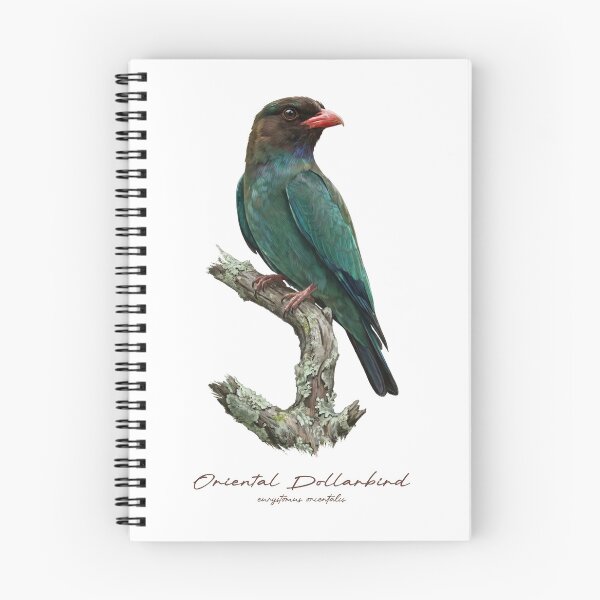 Item preview, Oriental Dollarbird on Rustic Branch designed and sold by Takeda-art.