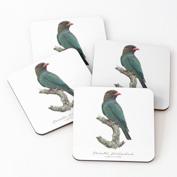 Item preview, Oriental Dollarbird on Rustic Branch designed and sold by Takeda-art.