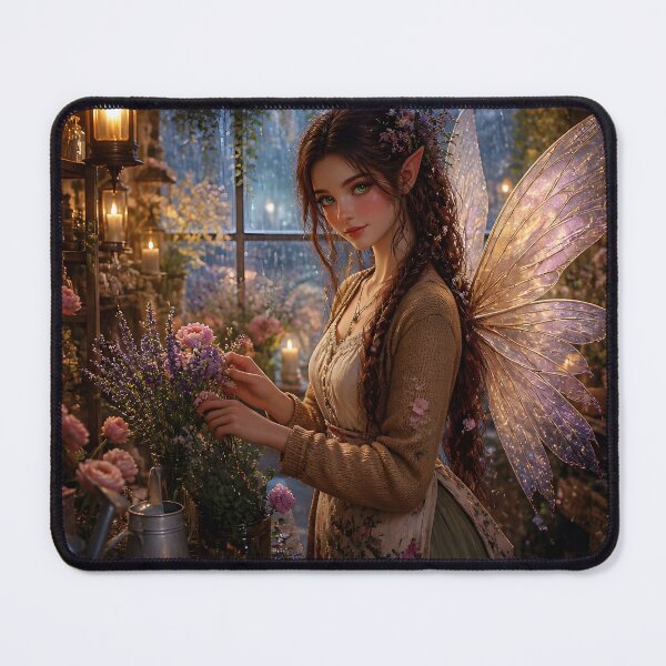 Item preview, Fairycore Florist with Majestic Wings designed and sold by sigmaartstudio.