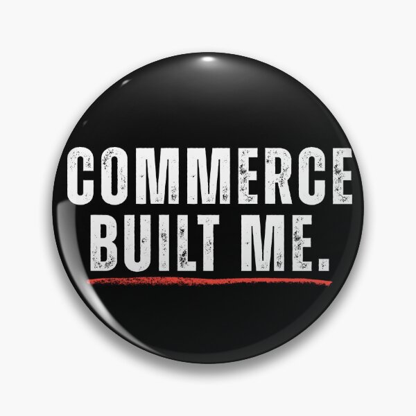 Item preview, Commerce Built Me – Proud Commerce Student Typography Design designed and sold by FCA SIR MERCH .