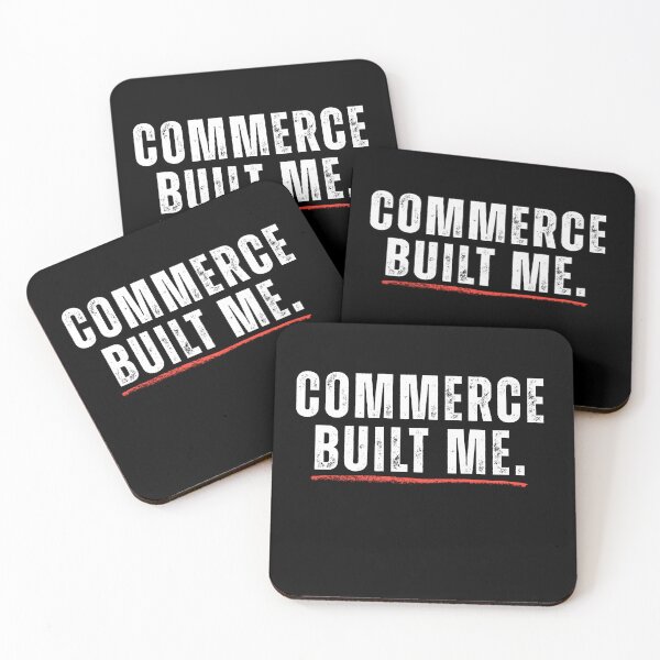Item preview, Commerce Built Me – Proud Commerce Student Typography Design designed and sold by FCA SIR MERCH .