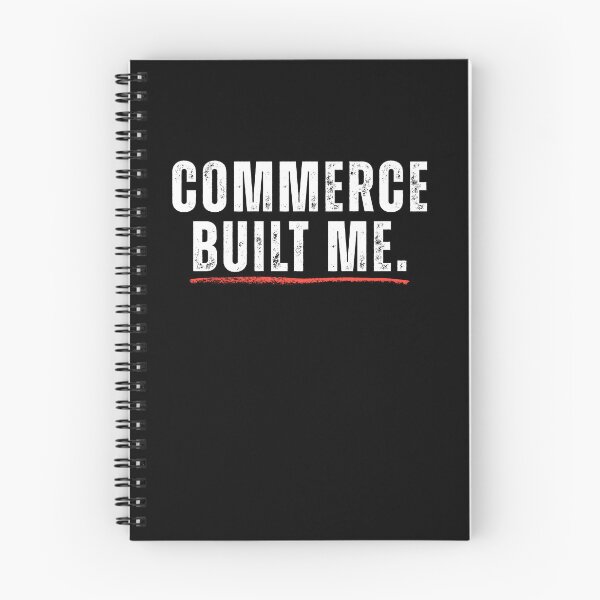 Item preview, Commerce Built Me – Proud Commerce Student Typography Design designed and sold by FCA SIR MERCH .