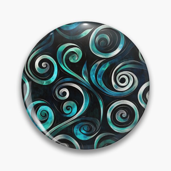 Item preview, New Zealand Paua Māori Pattern Koru Design 915 designed and sold by GrinGalore.