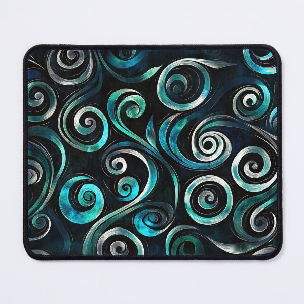 Item preview, New Zealand Paua Māori Pattern Koru Design 915 designed and sold by GrinGalore.