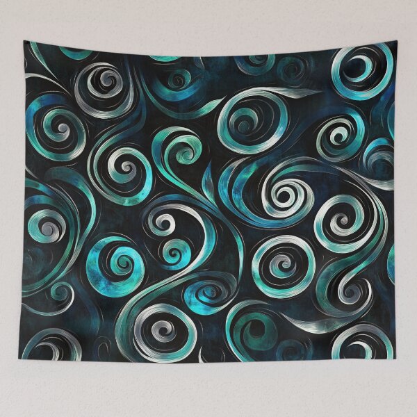 Item preview, New Zealand Paua Māori Pattern Koru Design 915 designed and sold by GrinGalore.