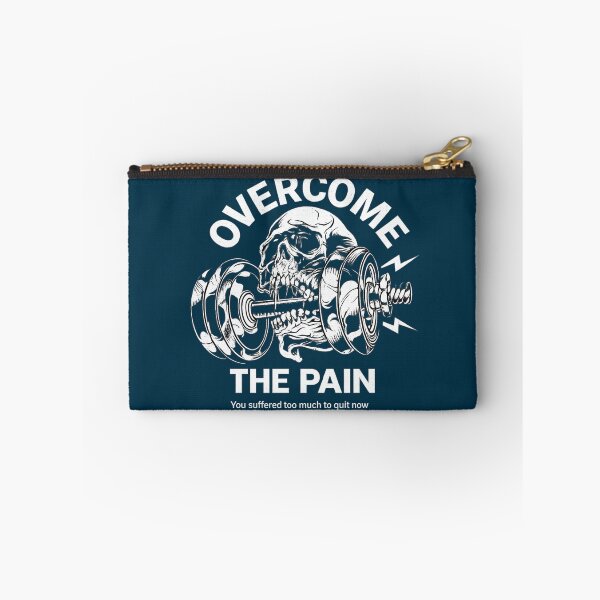 Item preview, Overcome The Pain Gym Shirt - Hardcore Bodybuilding Motivation Tee designed and sold by Raven Studios.
