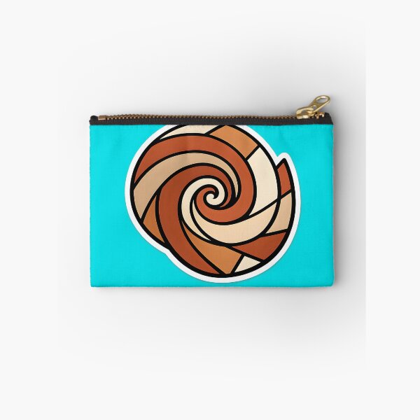 Item preview, Earthy Swirl Abstract Spiral Pattern  Boho Nature Aesthetic Sticker designed and sold by VaultVibes.