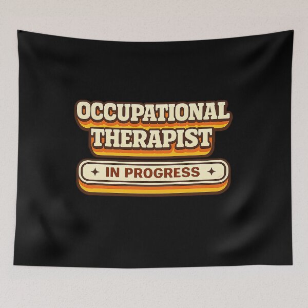 Item preview, Occupational Therapist In Progress | Retro Vintage Edition designed and sold by AMICO77.
