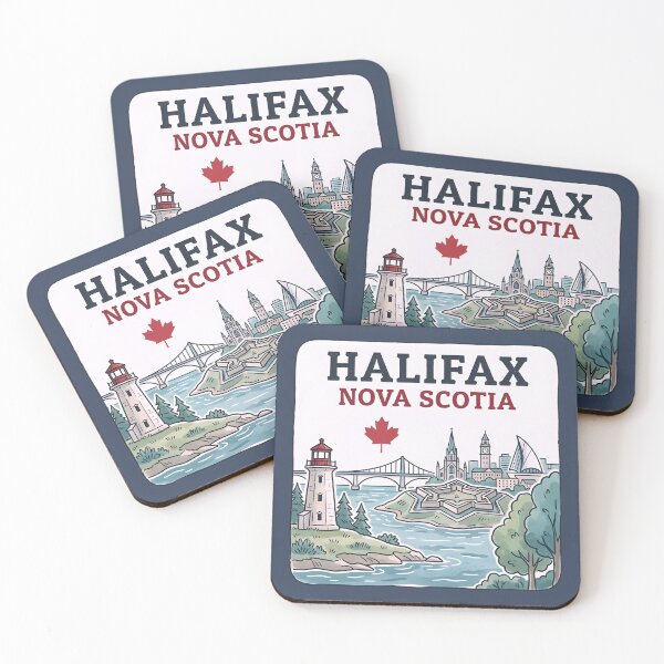 Item preview, Halifax Nova Scotia Skyline Cute Cityscape Canada Pride   designed and sold by HowToCanadian.