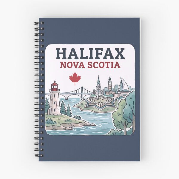 Item preview, Halifax Nova Scotia Skyline Cute Cityscape Canada Pride   designed and sold by HowToCanadian.
