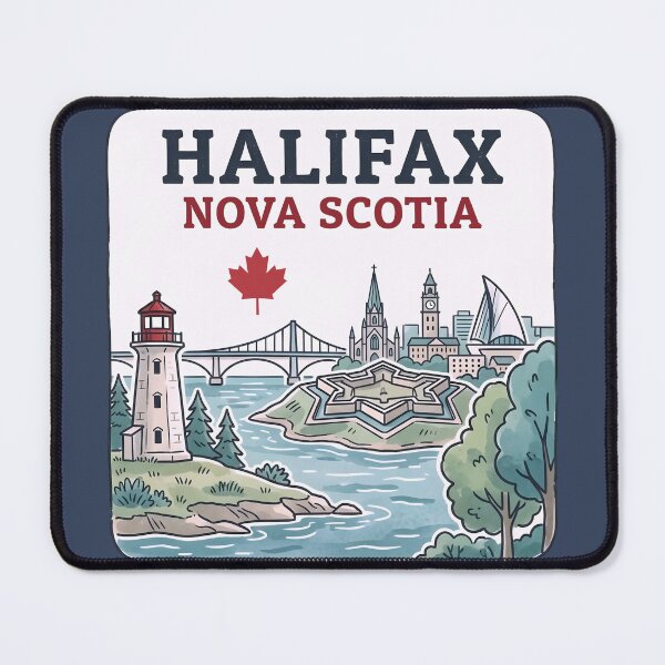 Item preview, Halifax Nova Scotia Skyline Cute Cityscape Canada Pride designed and sold by HowToCanadian.