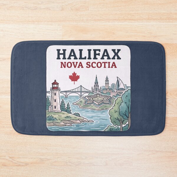 Item preview, Halifax Nova Scotia Skyline Cute Cityscape Canada Pride   designed and sold by HowToCanadian.