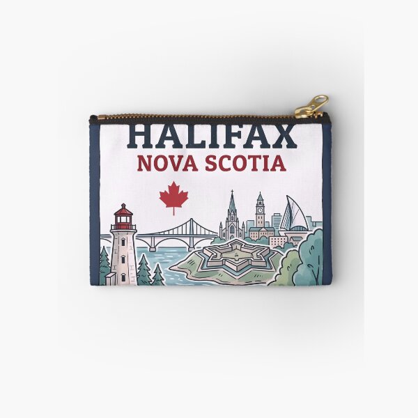Item preview, Halifax Nova Scotia Skyline Cute Cityscape Canada Pride   designed and sold by HowToCanadian.