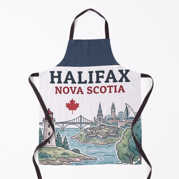 Item preview, Halifax Nova Scotia Skyline Cute Cityscape Canada Pride   designed and sold by HowToCanadian.