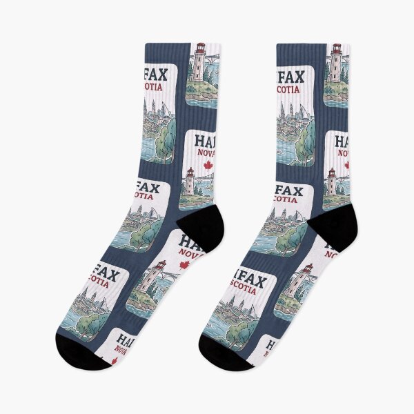 Item preview, Halifax Nova Scotia Skyline Cute Cityscape Canada Pride   designed and sold by HowToCanadian.