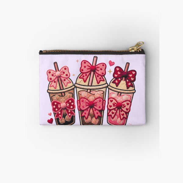 Item preview, Cute Coquette Bow Boba Milkshake Aesthetic Pink designed and sold by Core design hub .