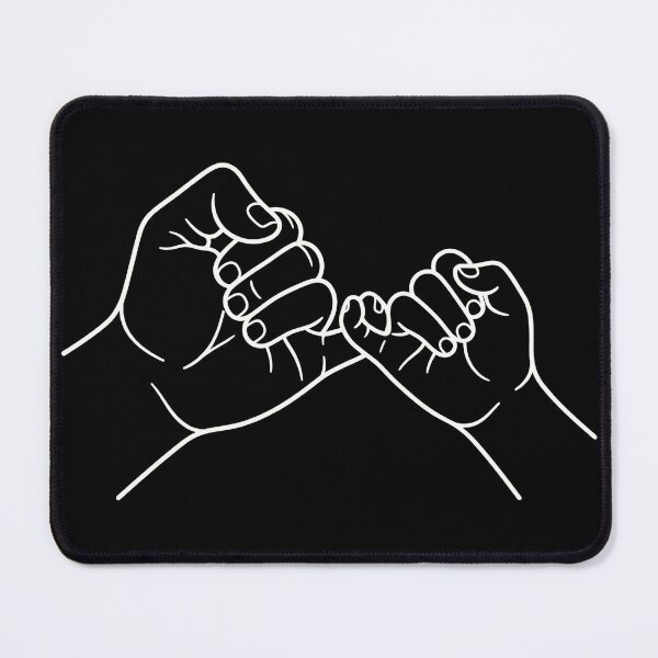Item preview, Minimalist Parent Child Pinky Promise Line Art designed and sold by TeNovaStudio.