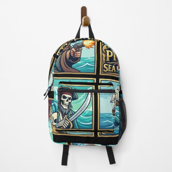 Item preview, Pirates vs Sea Monsters Pop Art designed and sold by redsharkuk.
