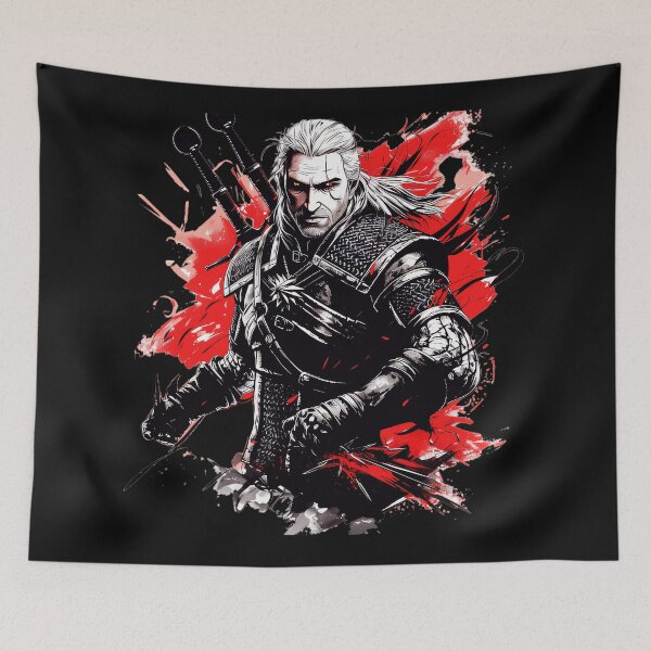 Item preview, Geralt Of Rivia The Witcher Monster Hunter designed and sold by QuentinHarrow.