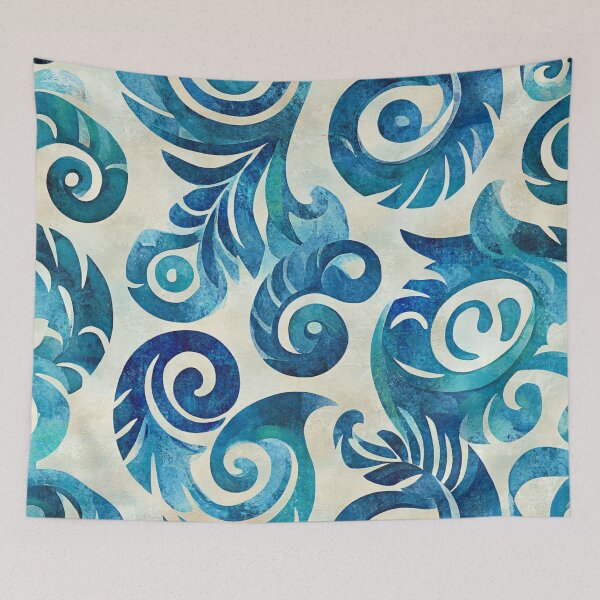Item preview, New Zealand Paua Māori Pattern Koru Design 916 designed and sold by GrinGalore.