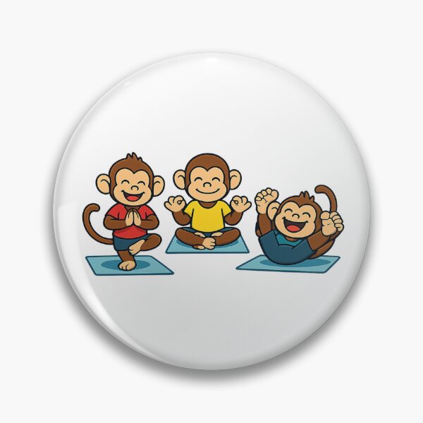 Item preview, Monkey yoga meditation  designed and sold by JamesDunican.