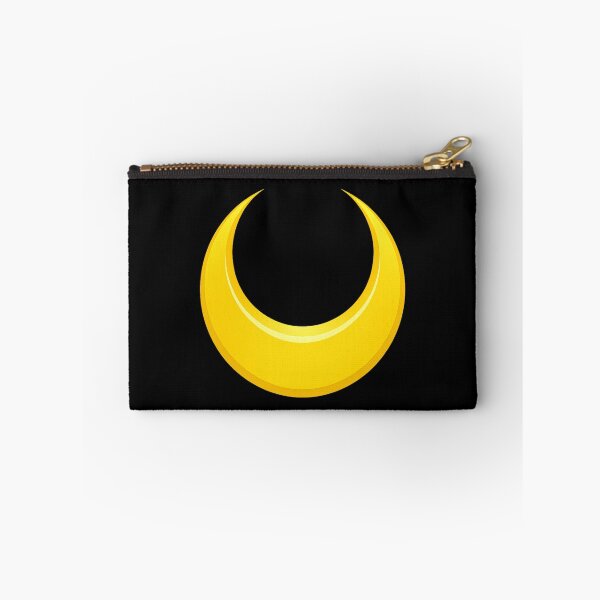 Item preview, Golden Crescent Moon Symbol | Anime Inspired Celestial Logo Sticker designed and sold by TokyoCraft.
