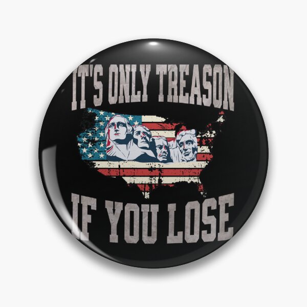 Item preview, It's Only Treason If You Lose Funny founding fathers American Flag map 4th of July designed and sold by Youngkev-arts.