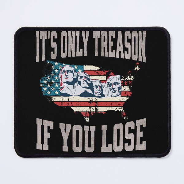 Item preview, It's Only Treason If You Lose Funny founding fathers American Flag map 4th of July designed and sold by Youngkev-arts.
