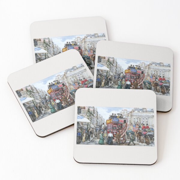 Item preview, Oxford Circus London c1896 by R E Whitaker   designed and sold by Collector-RB.
