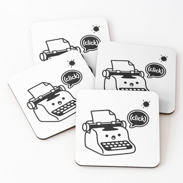 Item preview, Cute Cartoon Typewriter Icon on White Background) designed and sold by M.Store.