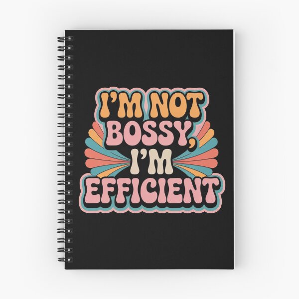Item preview, I'm Bossy I'm Efficient designed and sold by ZooStateofMind.