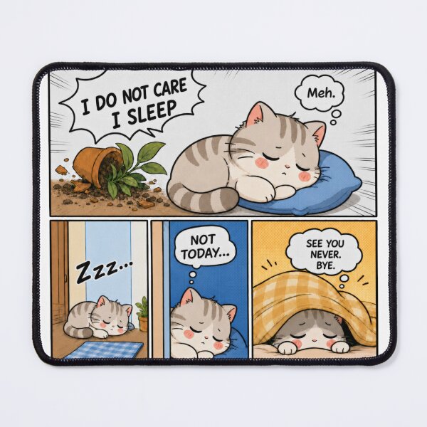 Item preview, cat not care to broke plant pot designed and sold by HomeyDay.