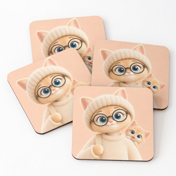 Artikelvorschau, Kawaii-Kätzchen mit kleinem Katzenfreund entworfen und verkauft von dreamybyana.