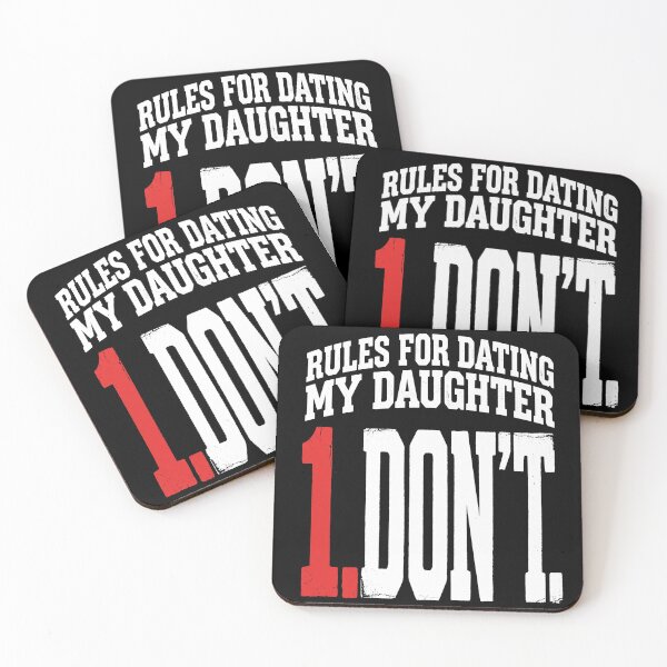 Item preview, Funny Rules For Dating My Daughter Overprotective Dad Joke designed and sold by TeNovaStudio ⭐⭐⭐⭐⭐.